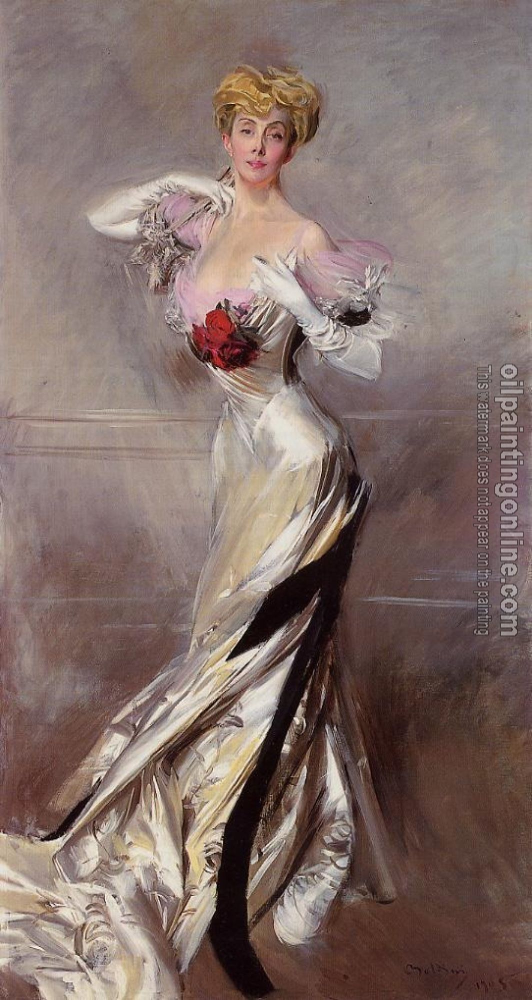 Giovanni Boldini - Portrait of the Countess Zichy